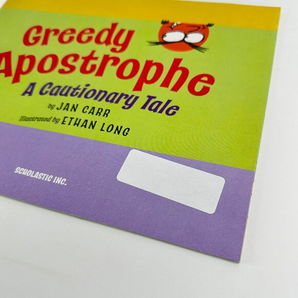 2/$6 Greedy Apostrophe book by Jan Carr (Paperback) - Picture 2 of 10